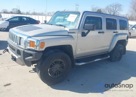 2008 Hummer H3 Suv z USA, uszkodzony, nr VIN 5GTEN13E288162982